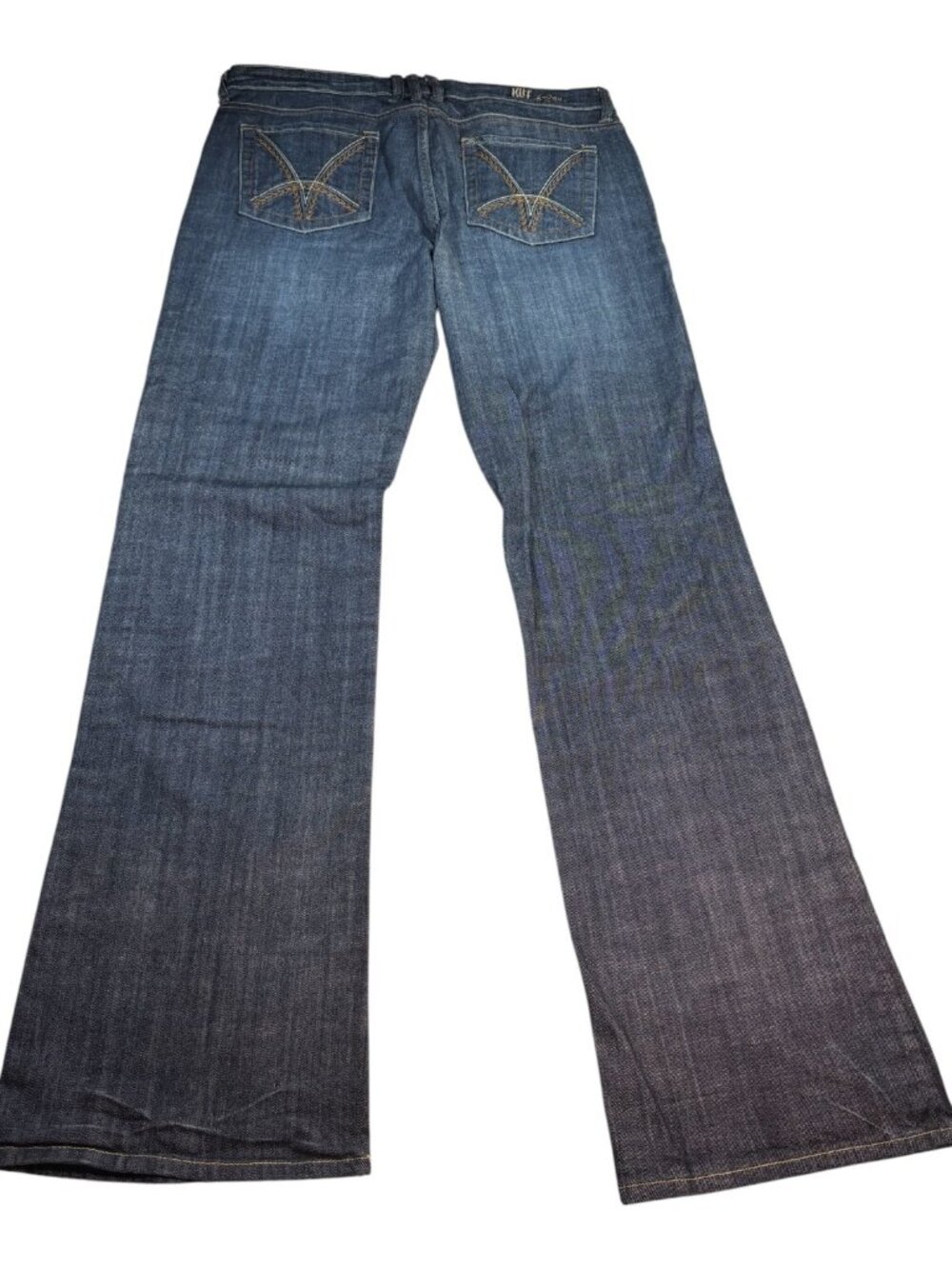 KUT From The Kloth Women's Size 12 Bootcut Flare Dark Wash Stretch Jeans 34x33 - Picture 4 of 9